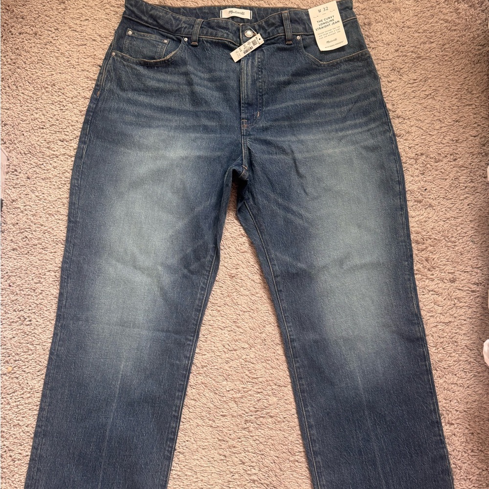 Madewell Curvy Longline Straight Jean